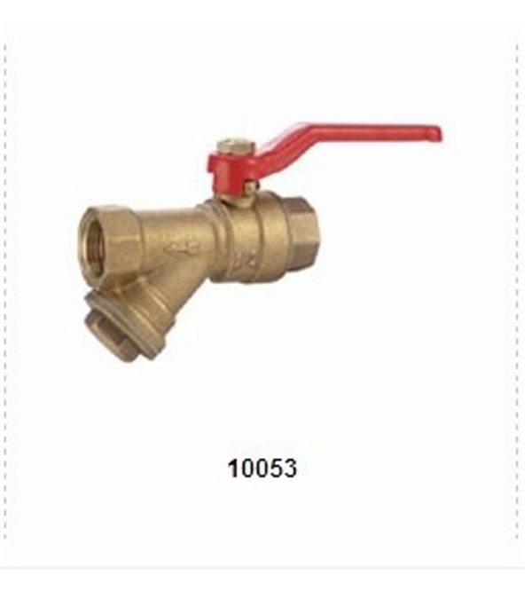 10053 BRASS BALL VALVE WITH FILTER 1 10053 BRASS BALL VALVE WITH FILTER