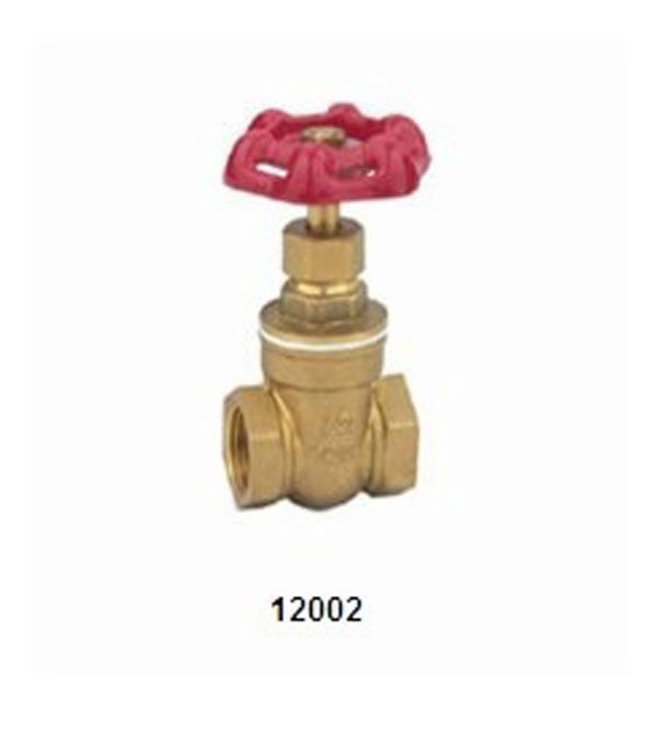 12002 BRASS GATE VALVE