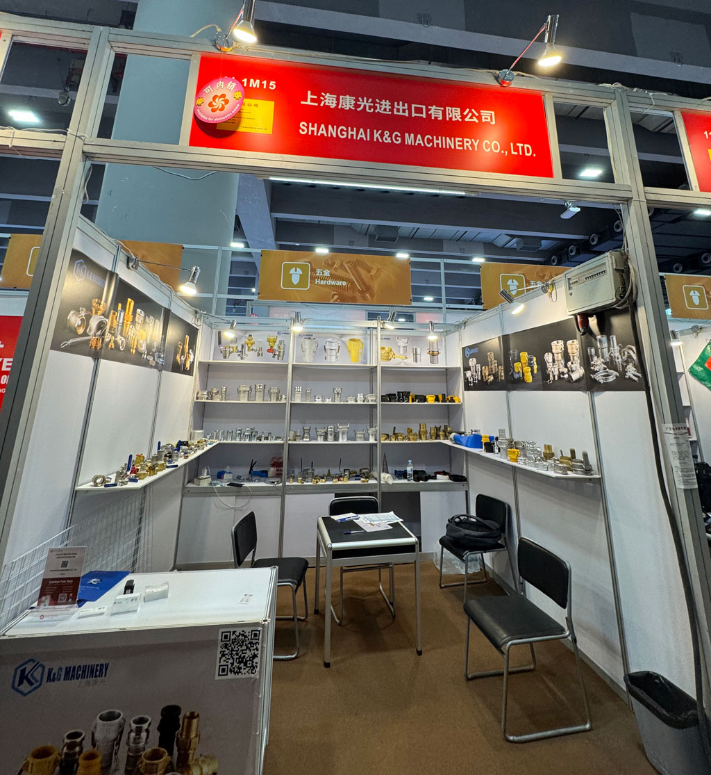 K&G Machinery Shines at Canton Fair, Showcasing High-Quality Camlock Couplings to Global Buyers